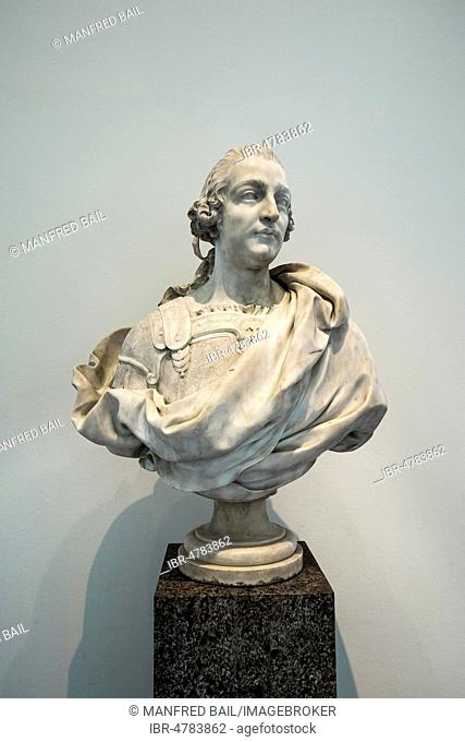 Bust of Count Palatine Friedrich Michael von Zweibrücken, sculptor Peter Anton 1758, National Museum, Munich, Upper Bavaria, Bavaria, Germany