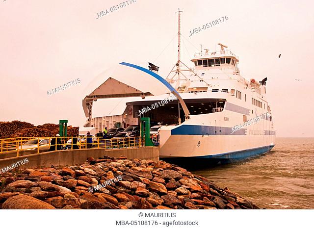 Ferry of Rohuküla to the island Hiiumaa and back, Estonia