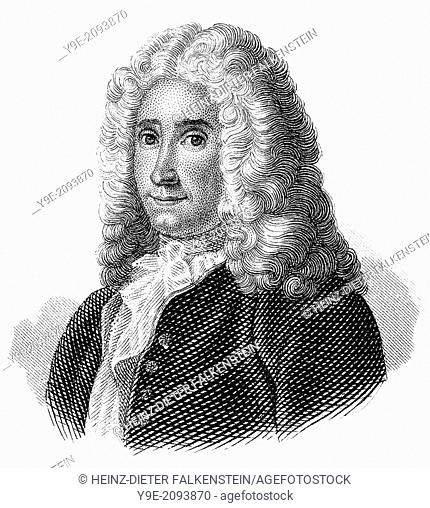 René Antoine Ferchault de Réaumur, 1683 - 1757, French scientist,