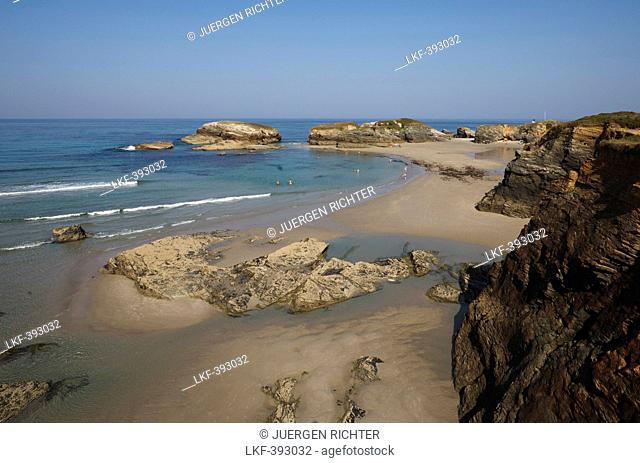 Playa de Islas, Praia das Illas, Beach of the Islands, beach, Atlantic Ocean, near Ribadeo, Camino de la Costa, Camino del Norte, coastal route