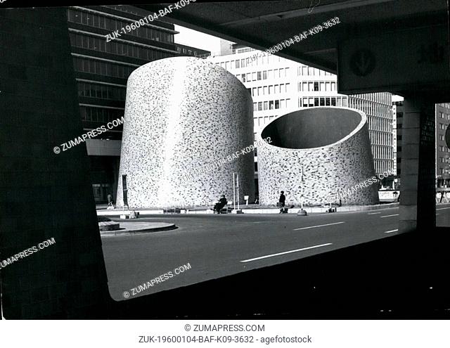 1974 - New views of Shinjuku Business Center Tokyo: Many buildings are now under construction around the Shinjuku Station