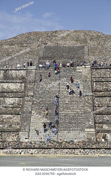 Pyramid of the Moon, Teotihuacan Archaeological Zone, State of Mexico, Mexico