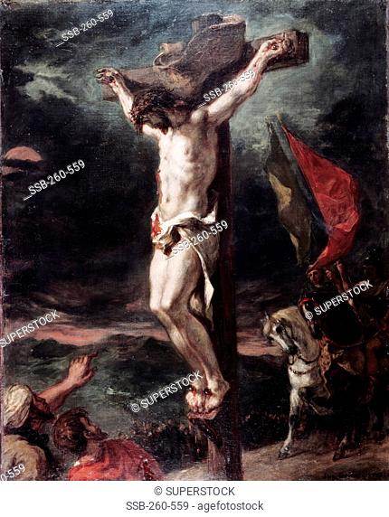 Crucifixion 1846 Eugene Delacroix 1798-1863 French Oil on canvas