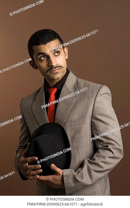 Portrait of an actor portraying a businessman