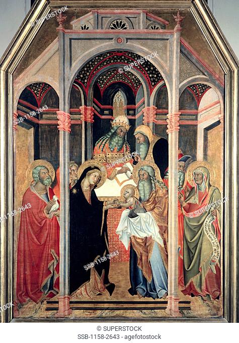 Presentation at the Temple Bartolo di Fredi ca.1330-1410 Italian Musee du Louvre, Paris