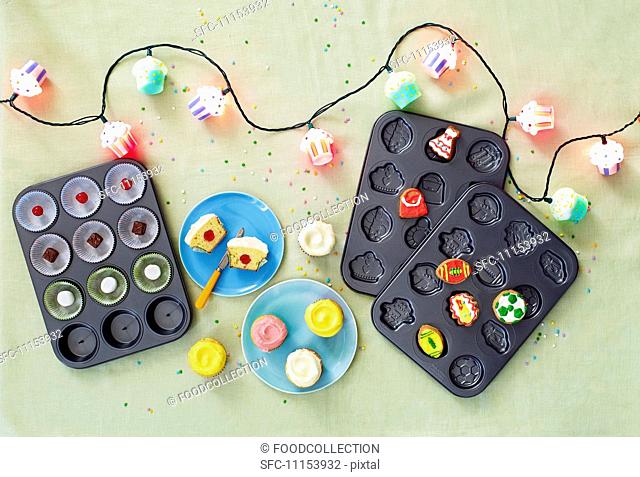 Cupcake Fairy Lights and baking trays