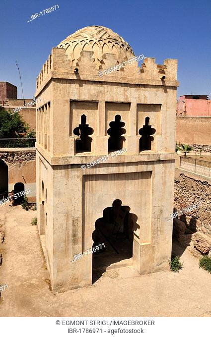 Historic Qubba Almoravide tomb, in the Medina, Unesco World Heritage Site, Marrakesh, Morocco, North Africa