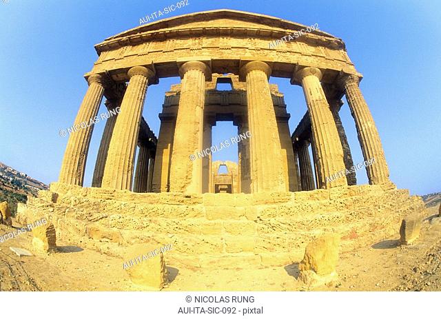 Italy - Sicily - The Temple of Concorde - The Valley of Temples - Grigente