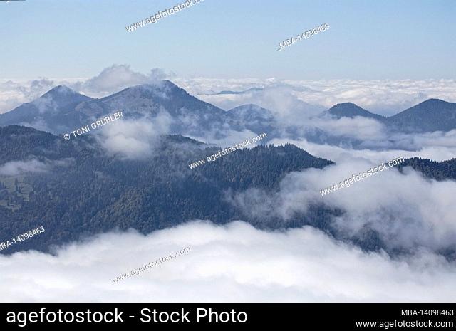 view of the buchstein, bavarian alps