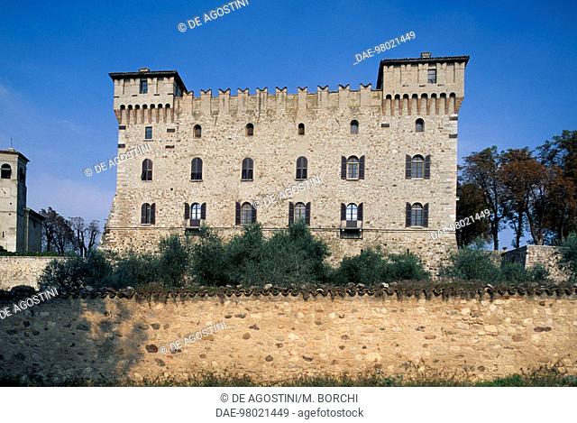 Drugolo Castle or Castell'Averoldi, Lonato del Garda, Lombardy, Italy, 10th-14th century