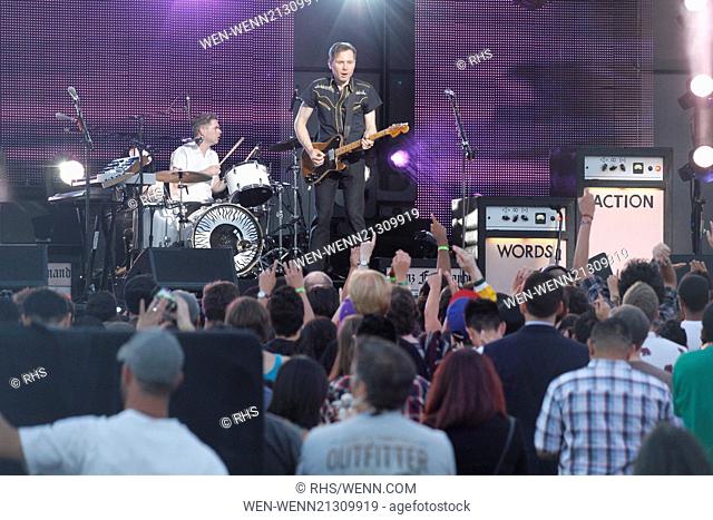 Franz Ferdinand Performing at Jimmy Kimmel Live Featuring: Franz Ferdinand Where: Hollywood, California, United States When: 01 May 2014 Credit: RHS/WENN