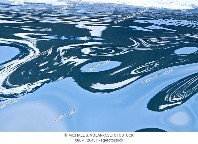 Patterns in the wake of the Lindblad Expedition ship National Geographic Explorer in the Svalbard Archipelago in the summer months  MORE INFO Lindblad...