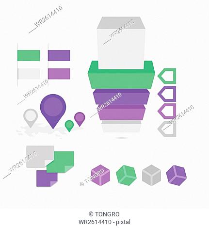 Various infographic diagrams