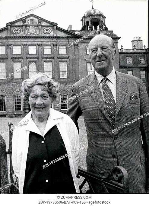 Jun. 06, 1973 - The Duke And Duchess Of Beaufort Celebrate Their Golden Wedding Anniversary On Thursday: photo shows. The 10th Duke of Beaufort, 73