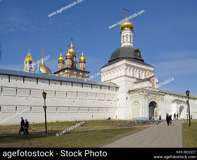 Trinity Monastery of St. Sergius. . Lavra (Moscow) Russian Federation