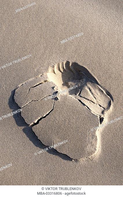 Footprint in Sand