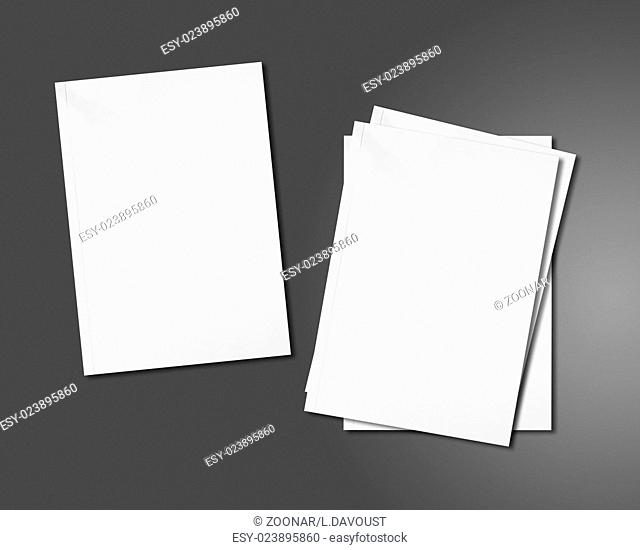white booklets mockup template