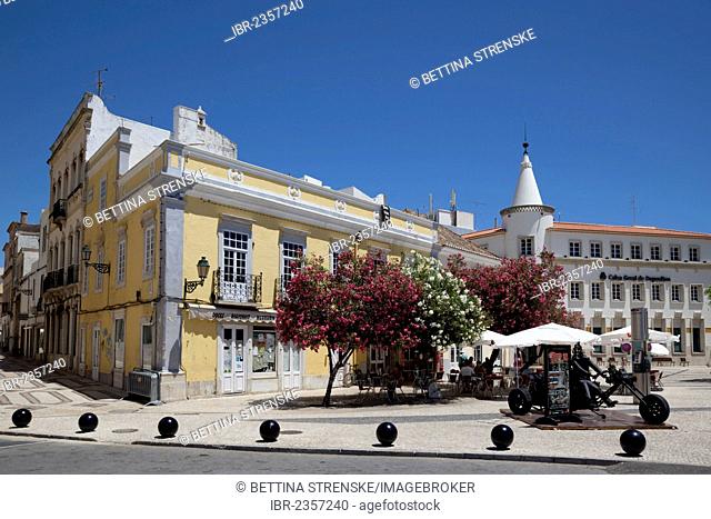 Town centre of Faro, Algarve, Portugal, Europe
