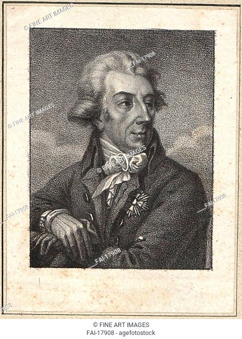 Prince Adam Jerzy Czartoryski (1770-1861). Sonntag, Józef (1784-1834). Copper engraving. Neoclassicism. Private Collection. Graphic arts