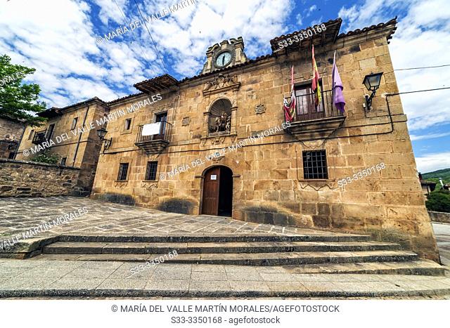 Town Hall in Molinos de Duereo. Soria. Spain. Europe