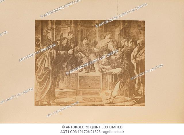 The Conversion of Sergius Paulus, Negretti & Zambra (British, active 1850 - 1899), London, England, 1860, Albumen silver print, 9.3 × 11