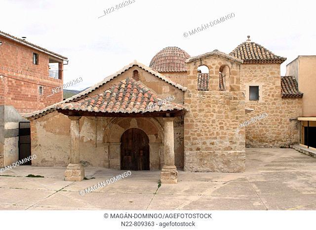 Hermitage of the Virgen de la Huerta (14th century), Ademuz. Valencia province, Comunidad Valenciana, Spain