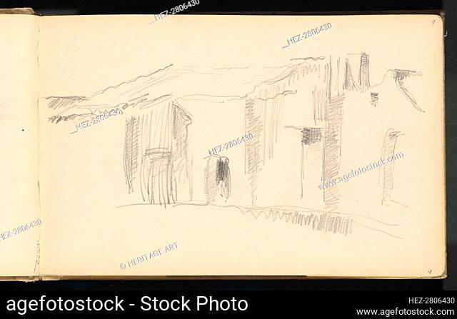 Study of Houses, 1879/1882. Creator: Paul Cezanne