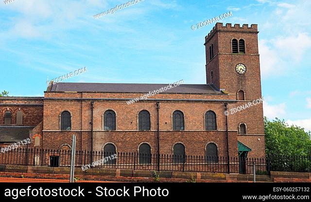 The St James Church in Liverpool, UK