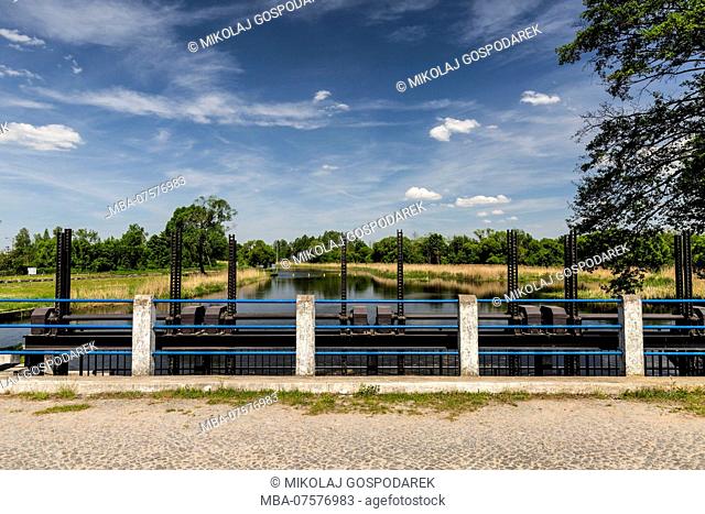Europe, Poland, Podlaskie Voivodeship, Debowo lock - Augustow Canal