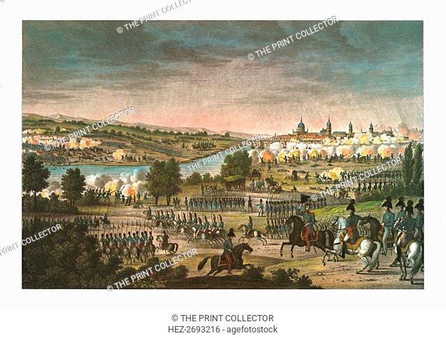 Battle of Dresden, 26 August 1813, (c1850). Artists: François-Louis Couché, Edme Bovinet