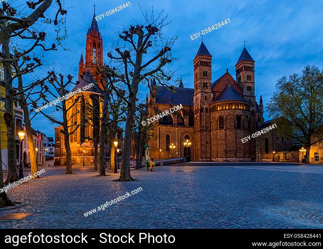 Cathedral in Maastricht - Netherlands - architecture background