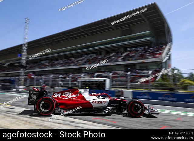 #24 Guanyu Zhou (CHN, Alfa Romeo F1 Team ORLEN), F1 Grand Prix of Spain at Circuit de Barcelona-Catalunya on May 21, 2022 in Barcelona, Spain