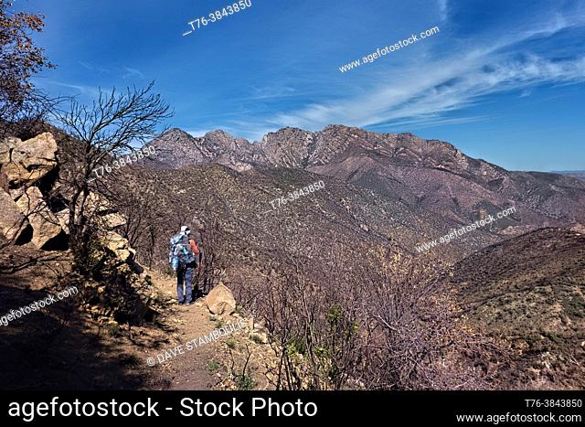 Backpacking the Four Peaks Wilderness, Tonto National Forest, Arizona, U. S. A
