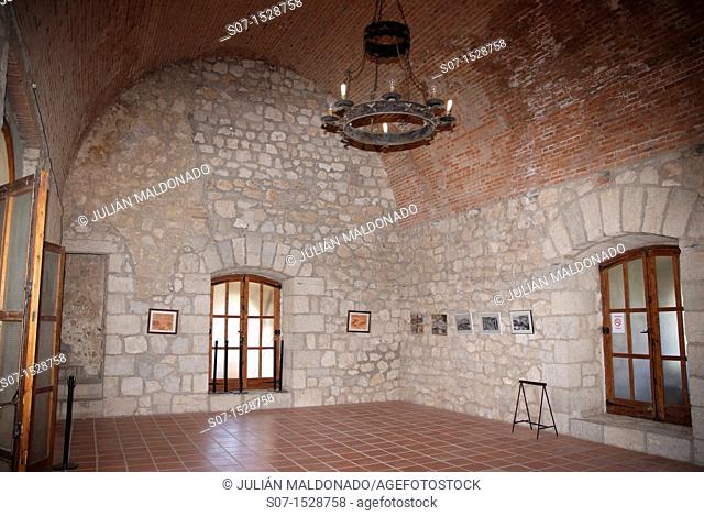 Inside one of the rooms of the Castillo de Alcalá Júcar, Albacete, Castilla La Mancha, Spain