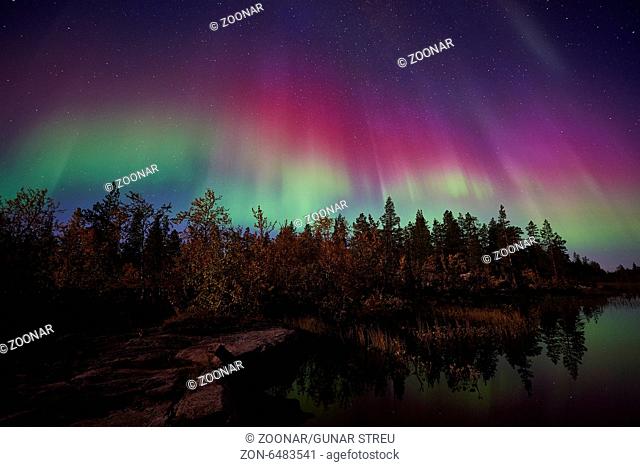 Northern lights, Lapland, Sweden