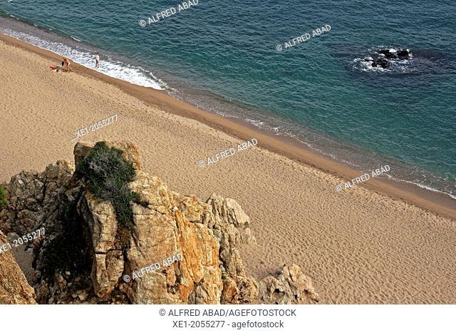 Beach, Calella, Catalonia, Spain