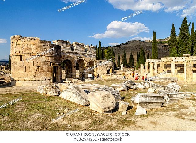 The Frontinus Gate, Hierapolis/Pamukkale, Denizli Provence, Turkey