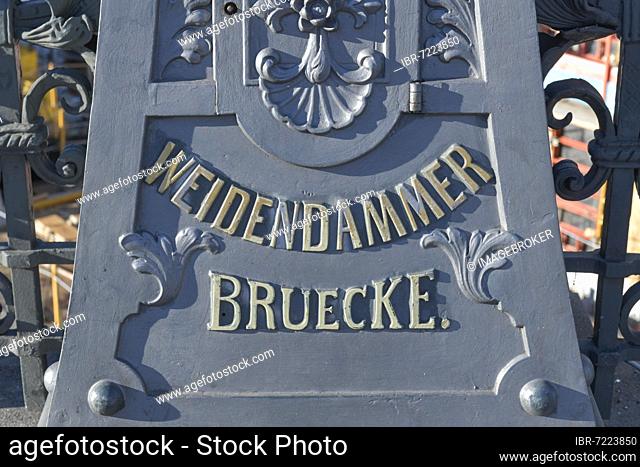 Weidendammer Brücke, Friedrichstraße, Mitte, Berlin, Germany, Europe