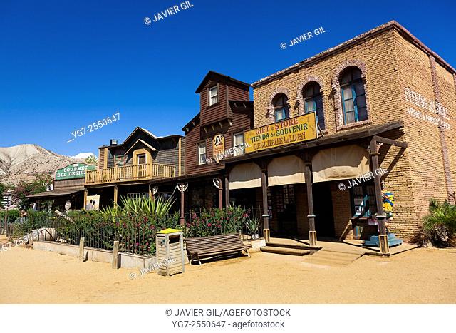 Mini Hollywood Film set, Desert of Tabernas, Almeria Province, Andalusia, Spain