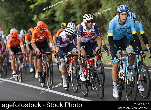 Italian Vincenzo Nibali of Trek-Segafredo rides the stage 9 of the Giro D'Italia cycling race, from San Salvo to Roccaraso (Aremogna) (208 km), Italy