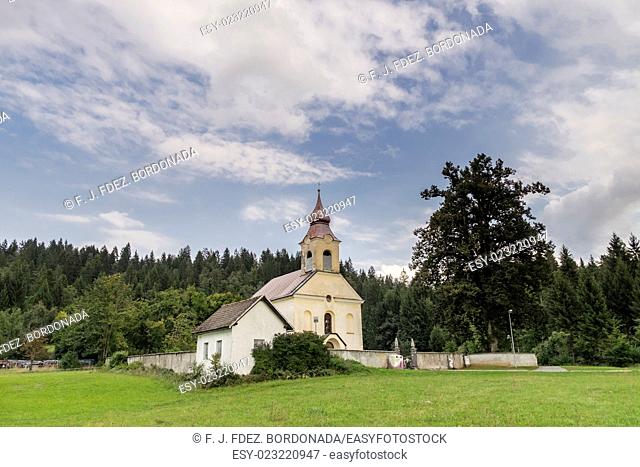 Church at Loz village, Slovenia