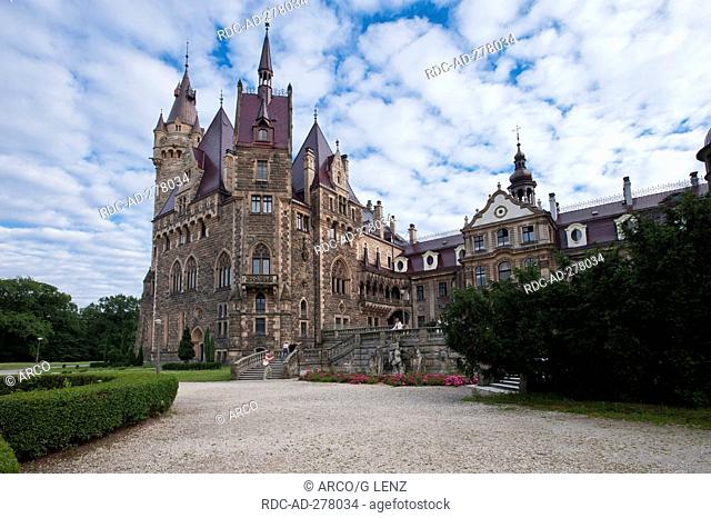 Castle Moszna, Moszna, Slaska, Poland