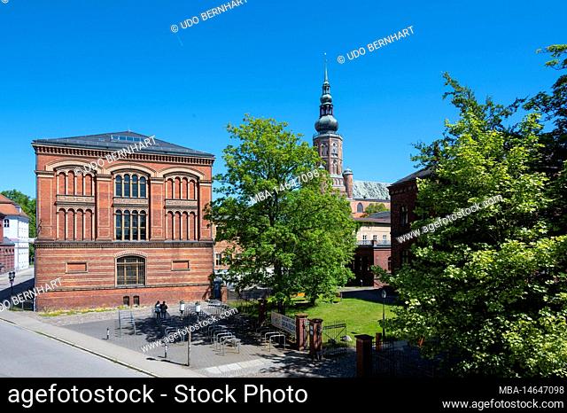 Germany, Baltic Sea, Mecklenburg-Western Pomerania, Greifswald Bodden, Hanseatic City of Greifswald, Old Town, University, Campus