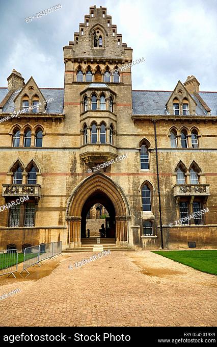 The Meadow Building (Meadows) now used as the public entrance to Christ Church. Oxford University. England