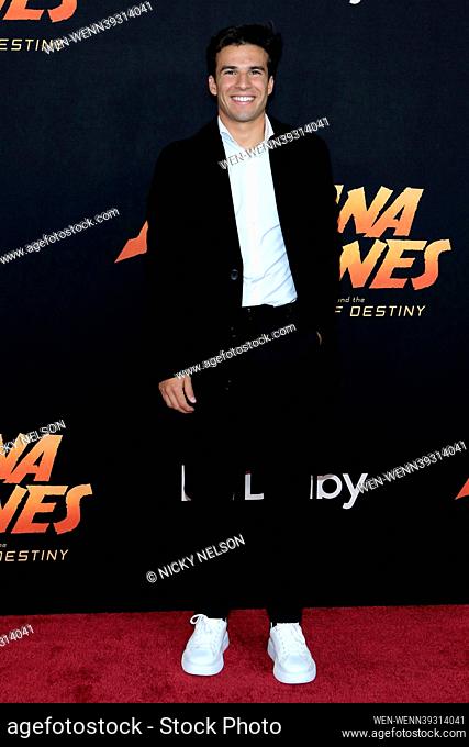 Indiana Jones and the Dial of Destiny Los Angeles Premiere at the El Capitan Theatre on June 14, 2023 in Los Angeles, CA Featuring: Ricard Puig Where: Los...