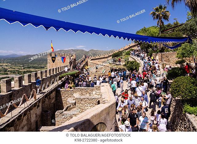 Capdepera Medieval Fair, Mercat Medieval, Inside the walled enclosure, Capdepera, Majorca, Balearic Islands, Spain
