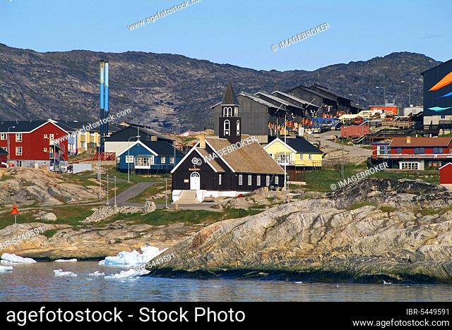 Church of Zion, Ilulissat, Jakobshavn, Greenland, North America