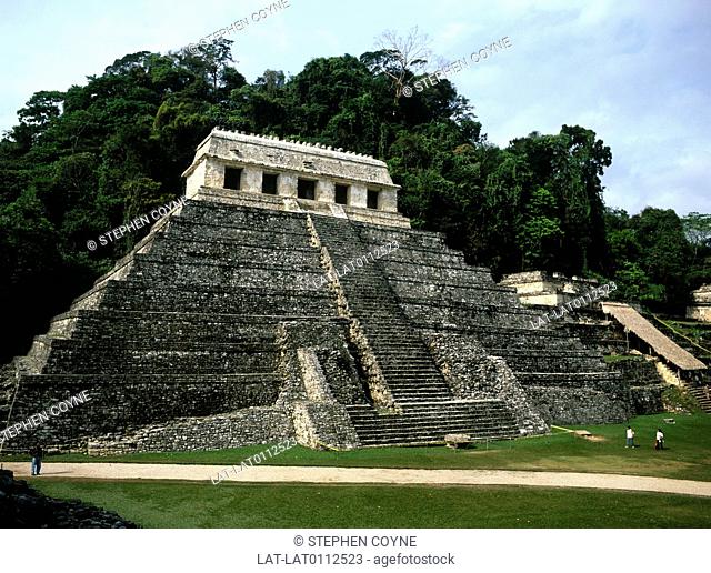 Palenque is a Mayan archeological site near the Usumacinta River in the Mexican state of Chiapas. It contains some of the finest architecture, sculpture