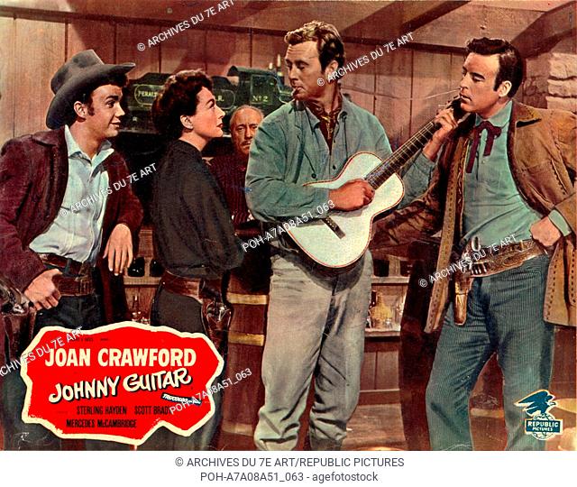 Johnny Guitar  Year: 1954 USA Director: Nicholas Ray Ben Cooper, Joan Crawford, Sterling Hayden, Scott Brady. It is forbidden to reproduce the photograph out of...