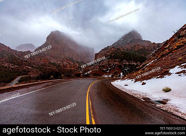 United States, Utah, Zion National Park, Kolob Canyon section of Zion National Park